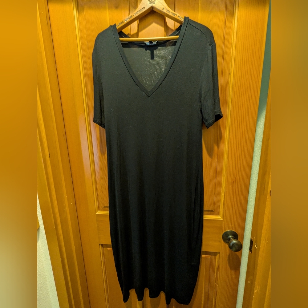 Universal Standard Black Midi Dress